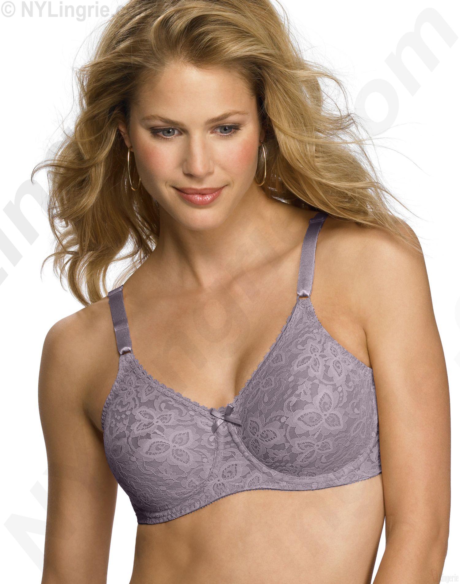 Bali Lace 'N Smooth Seamless Bra Womens Underwire Comfort-U Full