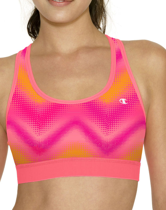 Champion Women's Double Dry Absolute Workout II Sports Bra - Fashion Prints