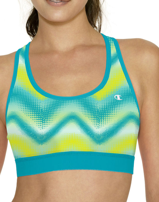 Champion Women's Double Dry Absolute Workout II Sports Bra - Fashion Prints