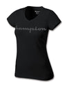 Champion Double Dry® Cotton Women's T Shirt with Script Graphic