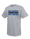 Champion Cotton-Rich Men's T Shirt with 'Champions Last Forever' Graphic