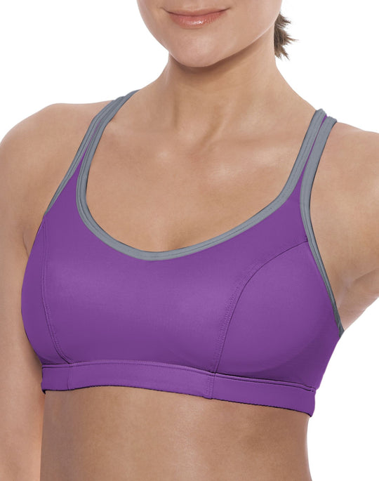 1050 - Champion Women's Shape T-Back Medium Control Sports Bra