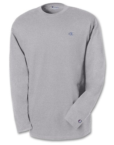 Champion Cotton Jersey Long-Sleeve Men's T Shirt