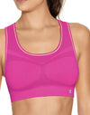 Champion Double Dry Women's Seamless Racer-Back Medium Control Sports Bra