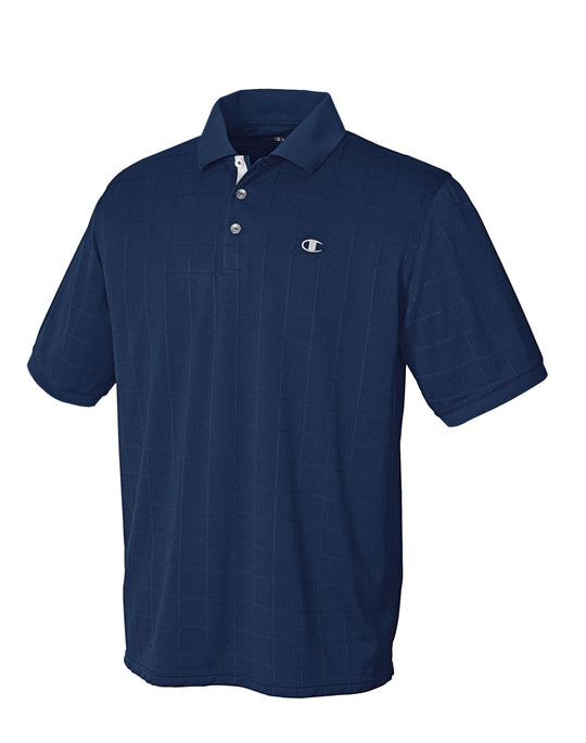 Champion Double Dry Windowpane Men's Polo Shirt