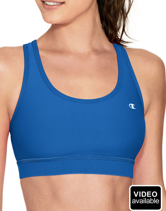 Champion Women's Double Dry Absolute Workout Medium Control Sports Bra