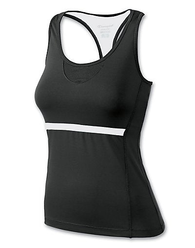 Champion Double Dry Ultra-Fem Long Top with Inner Sports Bra
