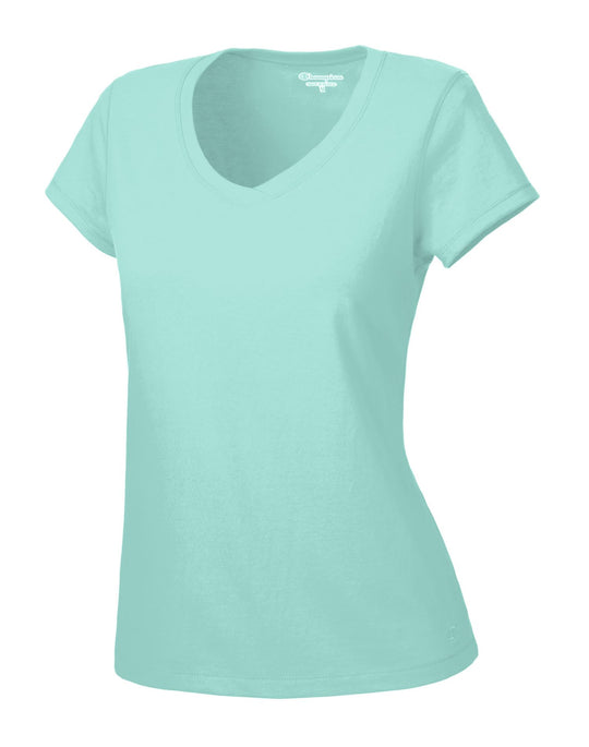 Champion Women's Favorite Cotton V-Neck T-Shirt