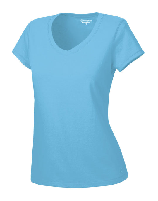 Champion Women's Favorite Cotton V-Neck T-Shirt