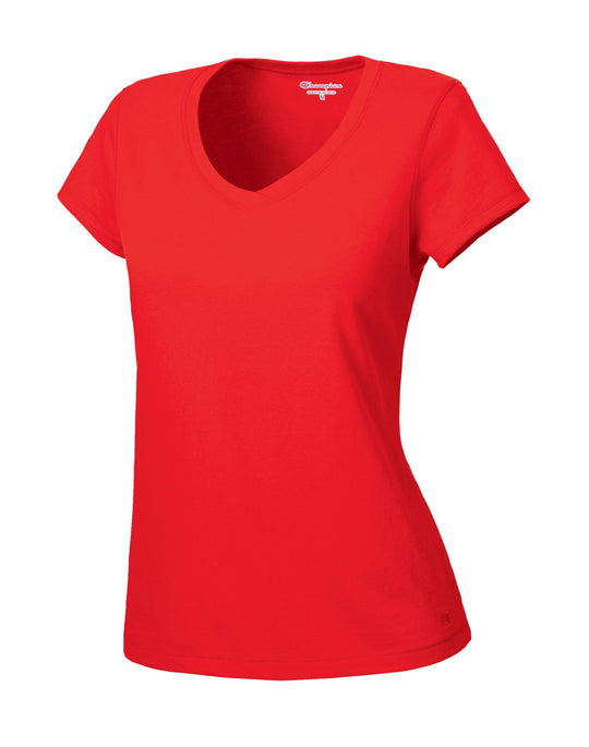 Champion Women's Favorite Cotton V-Neck T-Shirt