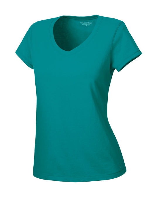 Champion Women's Favorite Cotton V-Neck T-Shirt