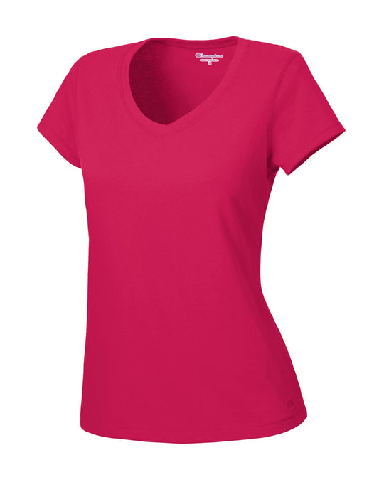 Champion Women's Favorite Cotton V-Neck T-Shirt