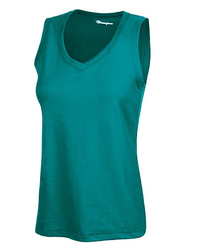 Champion Women's Favorite Cotton V-Neck Tank Top