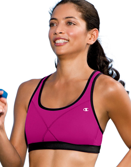 Champion Double Dry+ Spot Comfort High-Support Sports Bra