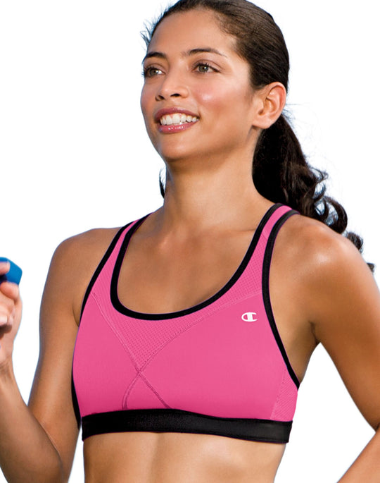 Champion Double Dry+ Spot Comfort High-Support Sports Bra