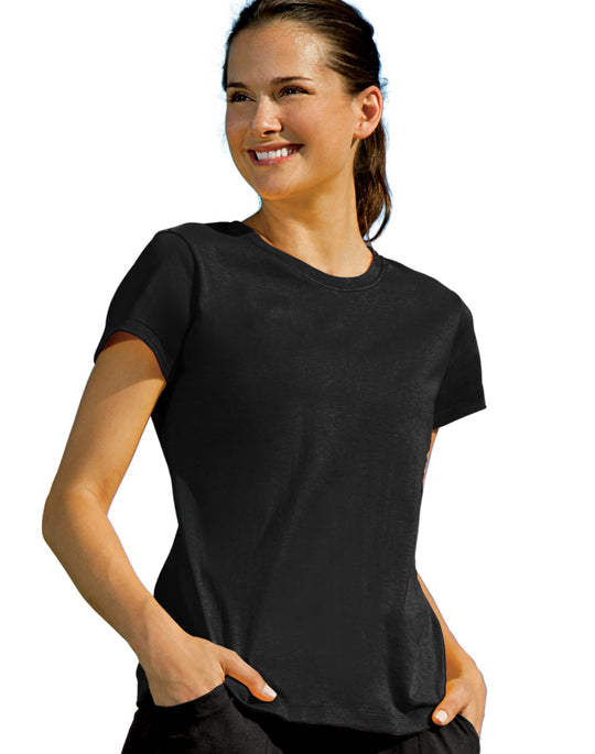 Champion 100% Cotton Crew-Neck Women's T Shirt