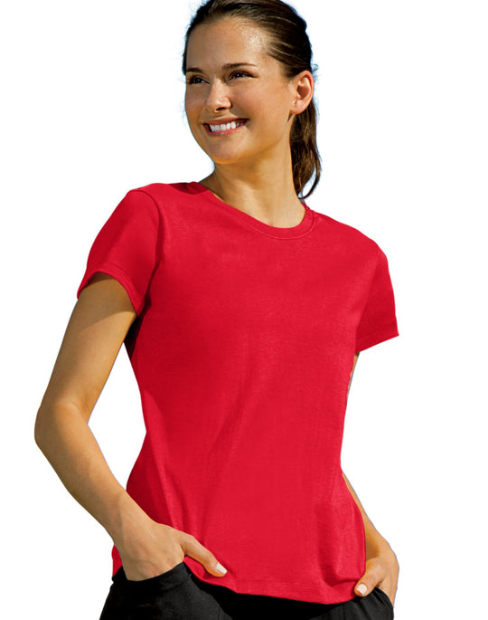 Champion 100% Cotton Crew-Neck Women's T Shirt