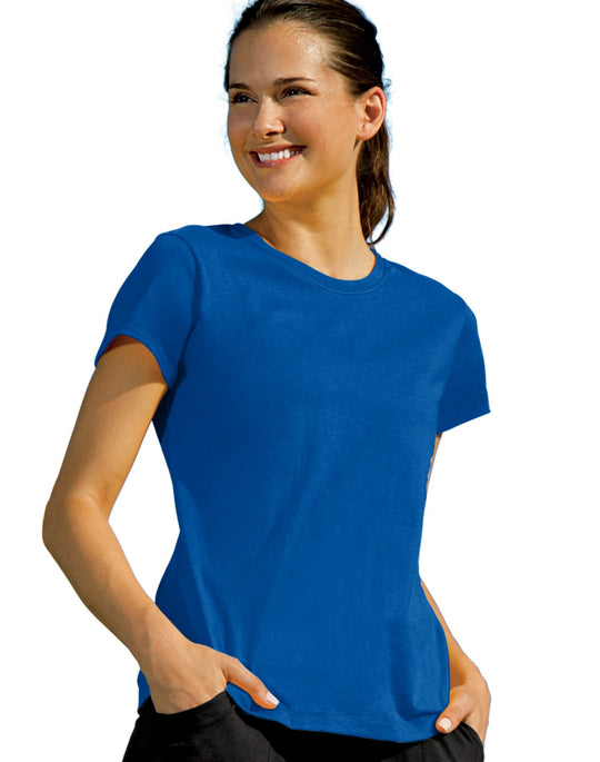 Champion 100% Cotton Crew-Neck Women's T Shirt
