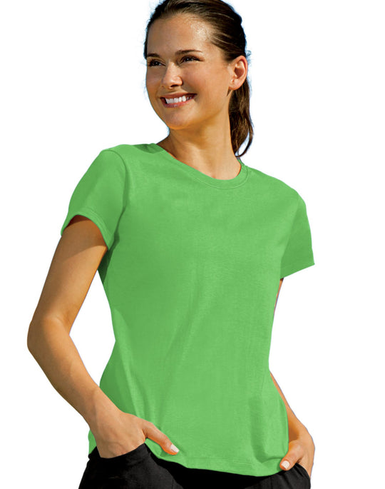 Champion 100% Cotton Crew-Neck Women's T Shirt