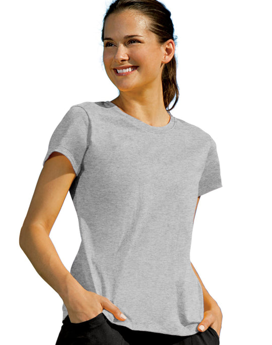 Champion 100% Cotton Crew-Neck Women's T Shirt