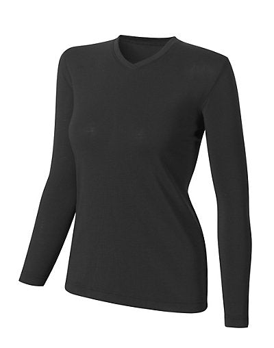 Duofold Varitherm Silk-Weight Long-Sleeve V-Neck Women's T Shirt