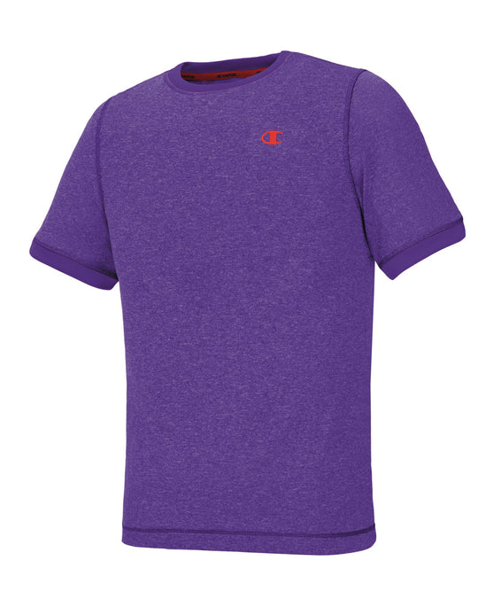 Champion Boys Vapor PowerTrain Short Sleeve Heather Tee