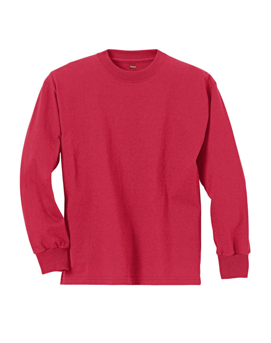 Hanes Youth Tagless 6.1 Long Sleeve T-Shirt