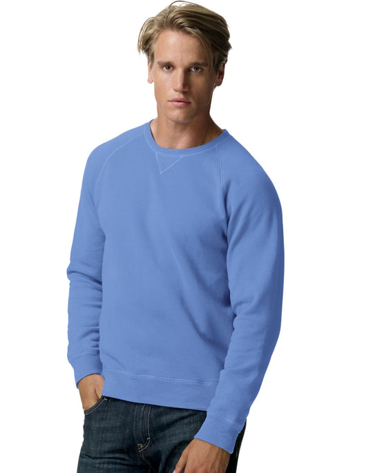 Hanes Men`s Adult Nano Pullover Crew Sweatshirt