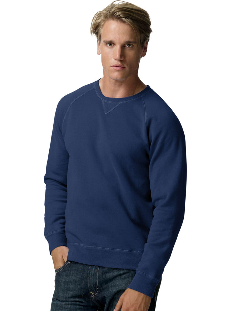 Hanes Men`s Adult Nano Pullover Crew Sweatshirt