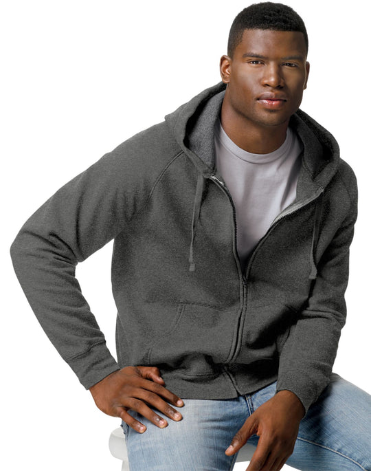 Hanes Men's Nano Sweats Zip Hoodie Sweatshirt