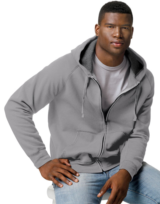Hanes Men's Nano Sweats Zip Hoodie Sweatshirt