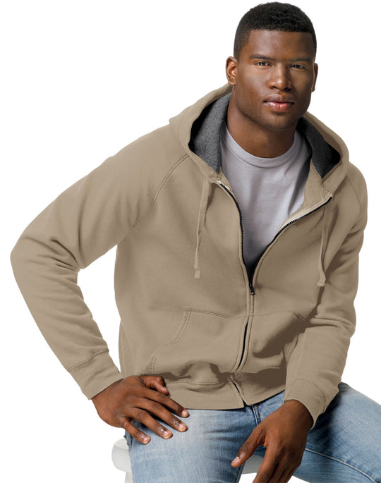 Hanes Men's Nano Sweats Zip Hoodie Sweatshirt