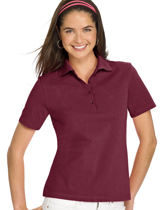 Hanes Women's 7 oz Hanes STEDMAN Cotton Pique Polo