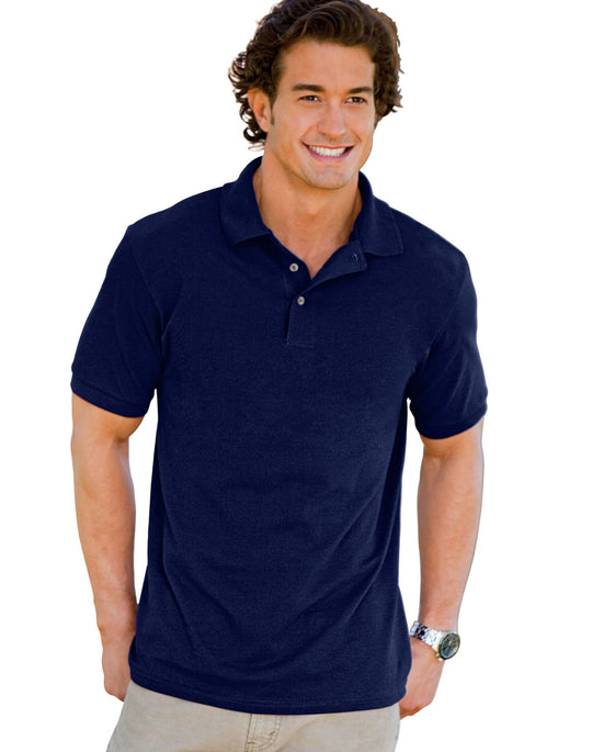 Hanes Men's 7 oz STEDMAN Cotton Pique Polo