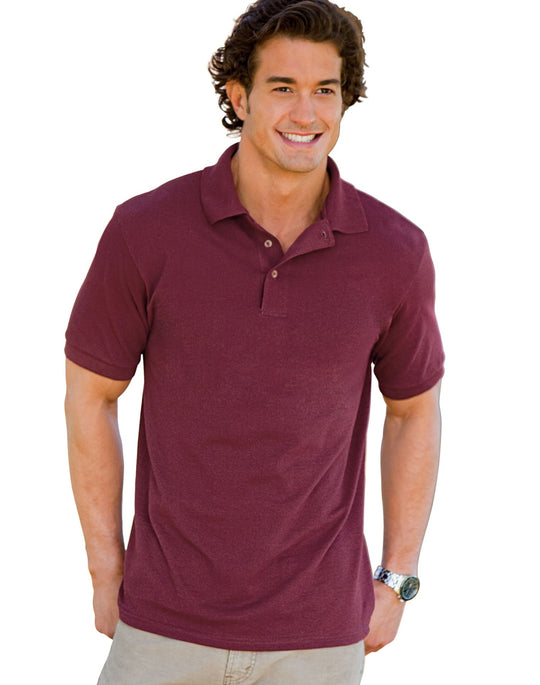 Hanes Men's 7 oz STEDMAN Cotton Pique Polo