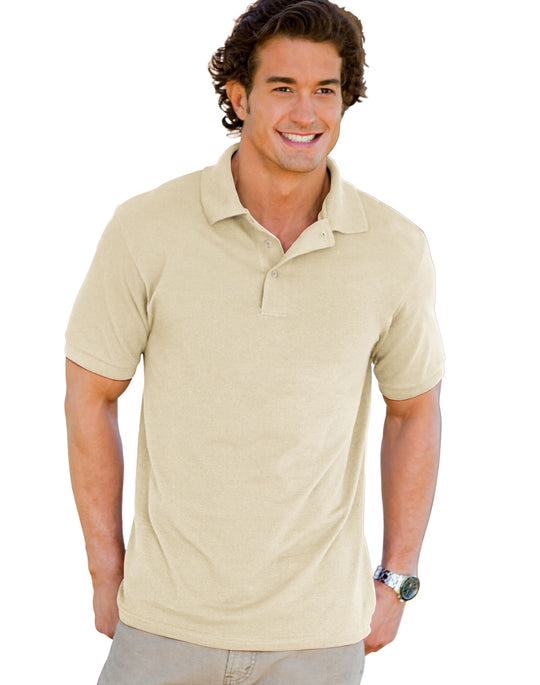 Hanes Men's 7 oz STEDMAN Cotton Pique Polo