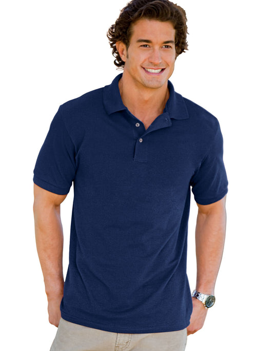 Hanes Men's 7 oz STEDMAN Cotton Pique Polo