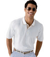 Outer Banks Mens Egyptian Diamond Knit Intarsia Polo