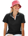 Outer Banks Womens Egyptian Diamond Knit Intarsia Polo