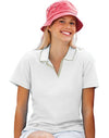 Outer Banks Womens Egyptian Diamond Knit Intarsia Polo