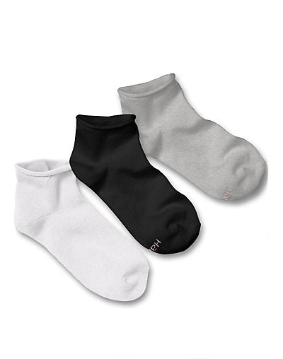 Hanes Casuals Lightweight Women's Ankle Socks 3 Pairs