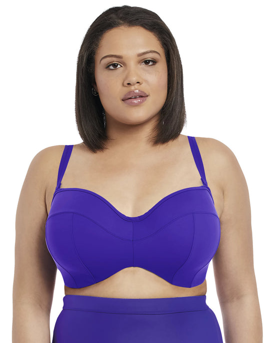 Elomi Womens Essentials Underwired Bandeau Bikini Top