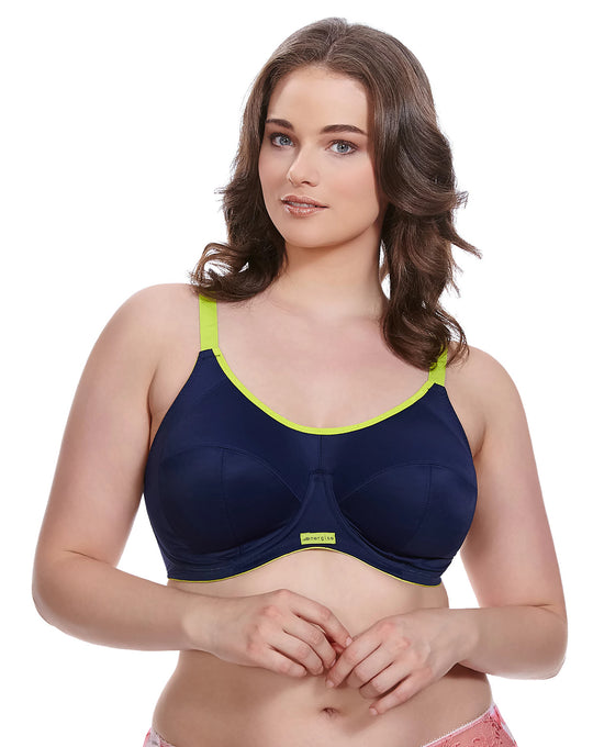 Elomi Womens Energise Underwire Sports Bra with J Hook