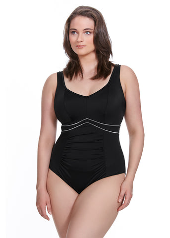 Elomi Womens Essentials Firm Control One Piece Swimsuit