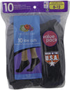 Fruit of the Loom Womens Value 10 Pack Low Cut Socks