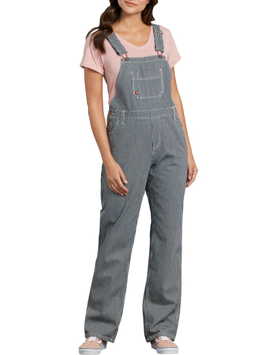 Dickies Womens Relaxed Fit Straight Leg Bib Overalls