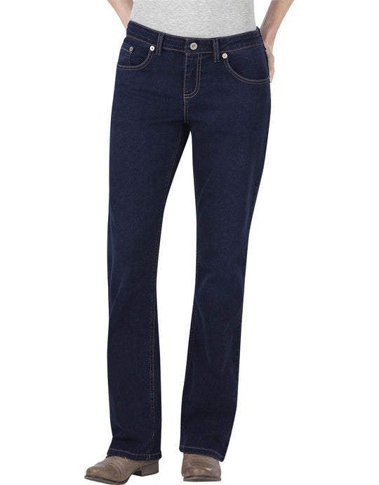 Dickies Womens Relaxed Bootcut Denim Jeans