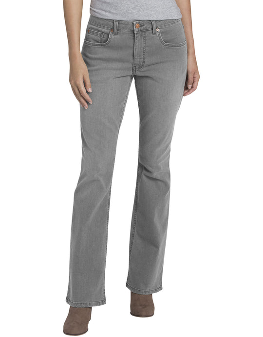Dickies Womens Perfect Shape Bootcut Stretch Denim Jean