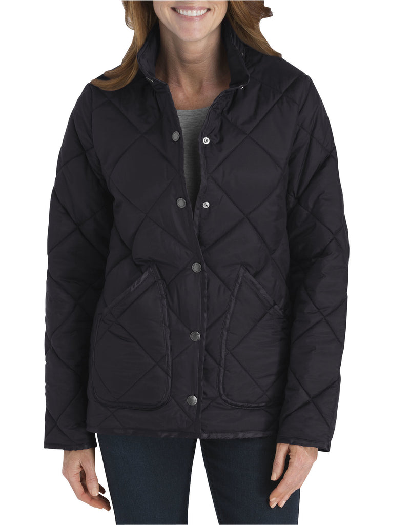 Dickies Womens Diamond Quilted Nylon Jacket
