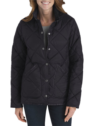Dickies Womens Diamond Quilted Nylon Jacket